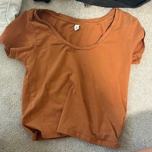 BP Orange Crop Top